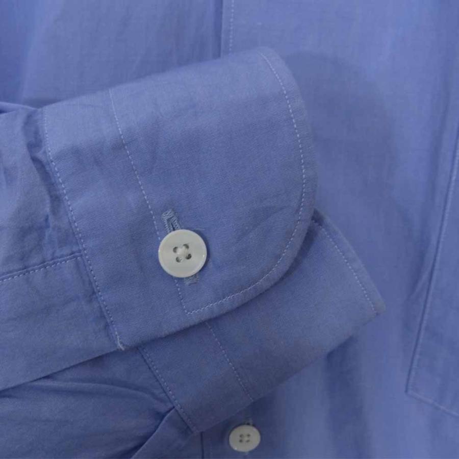 COMOLI コモリ 20SS R01-02001 SHIRTS 長袖シャツ ブルー系 3【中古 