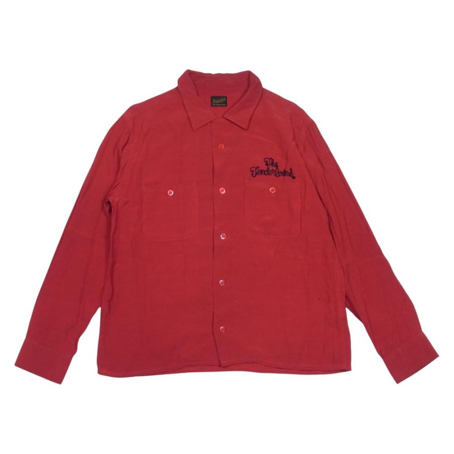 TENDERLOIN テンダーロイン T-RAYON Shirt レーヨンシャツ レッド系 S 