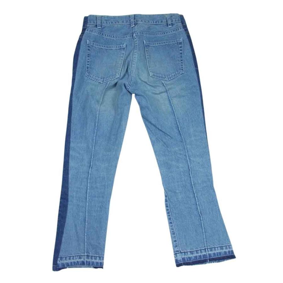 Sacai サカイ 21SS 21-05476 ドッキング カットオフ デニム パンツ 