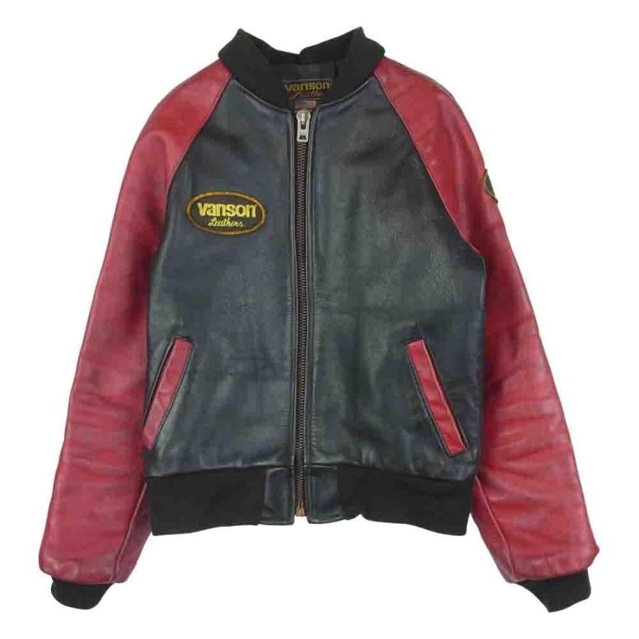 VANSON バンソン TJV TALON ZIP レザー ライダース ジャケット 