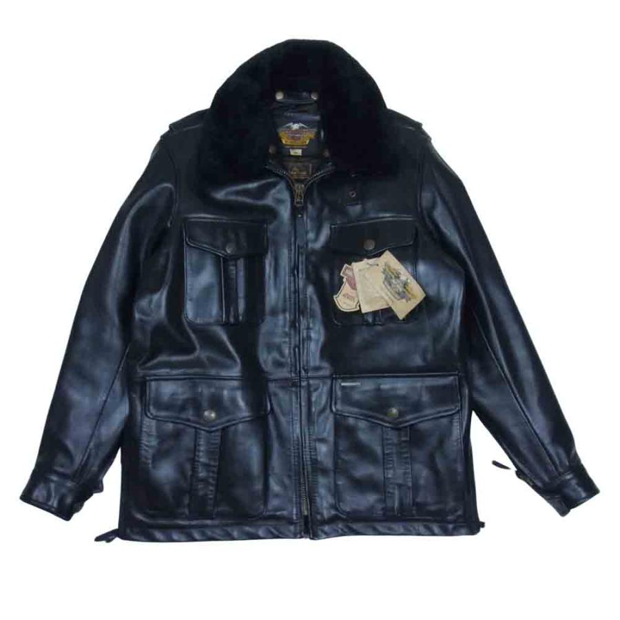 HARLEY DAVIDSON ハーレーダビッドソン ホースハイド レザー 襟ボア 