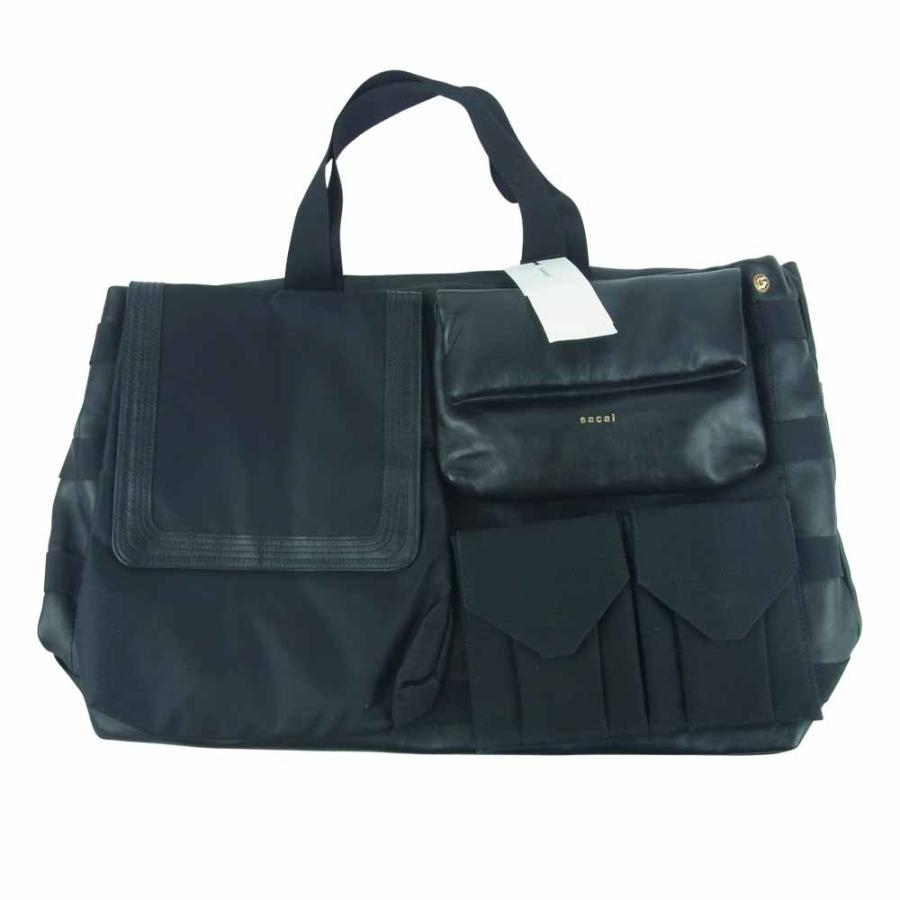 サカイ(sacai) レザー マルチポケットトートバッグ 21-0268S サカイ(sacai) レザー マルチポケットトートバッグ 21-0268S
