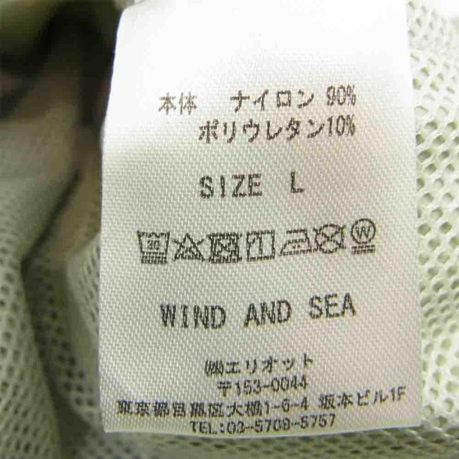 ウィンダンシー WIND AND SEA WDS-20S2-PT01 WDS NYLON SHORTS ナイロン ショーツ グレー系 L【美品