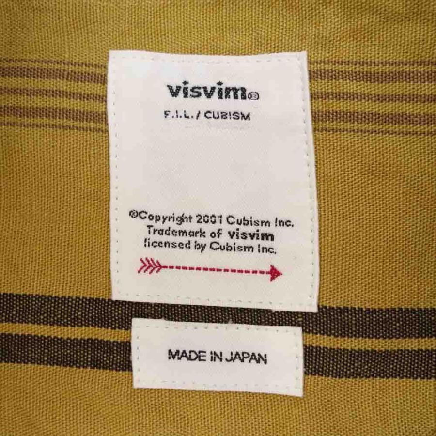 VISVIM IRVING SHIRTS BEIGE STRIPE ほじくり 4ビズビム 