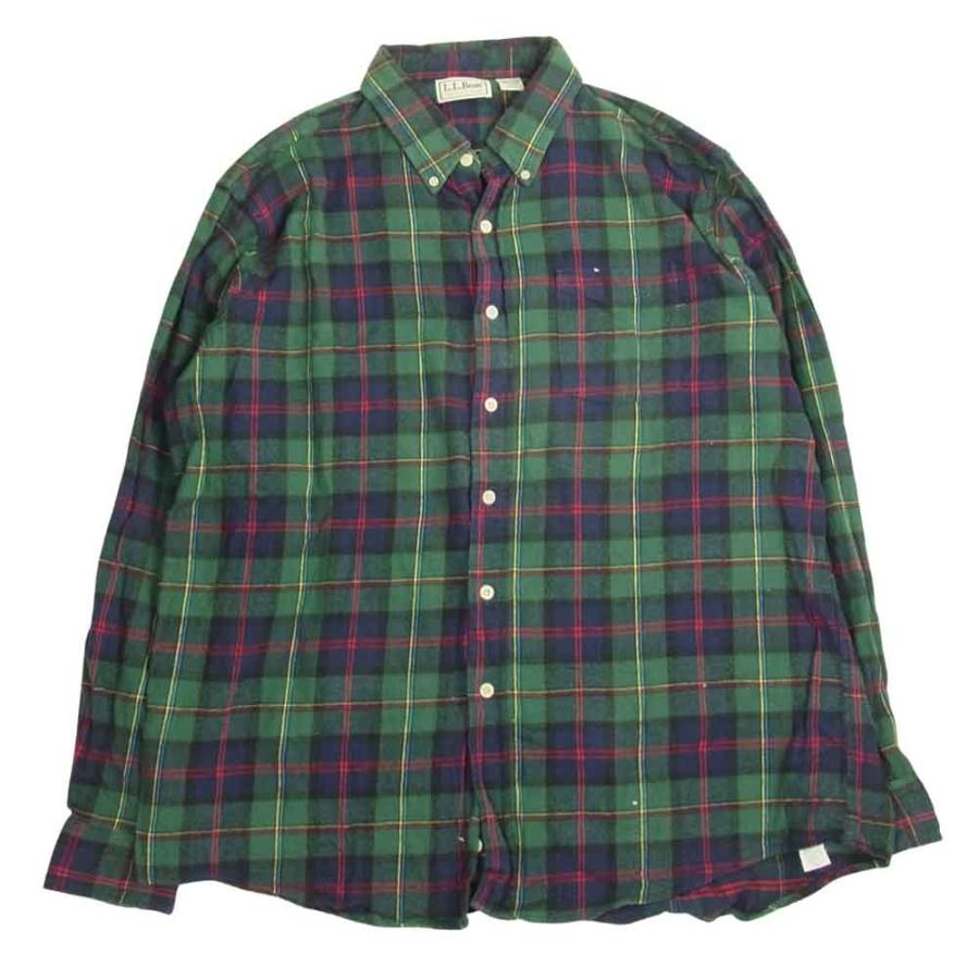 L.L.Bean エルエルビーン ヴィンテージ 80s 90s USA製 ネルシャツ B.D 