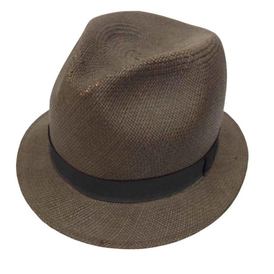 LOST CONTROL ロストコントロール 中折れ 帽子 ストロー ハット ブラウン系【中古】 【即決】 2e18149dm0004ia39ブランド専門店LIFE 通販