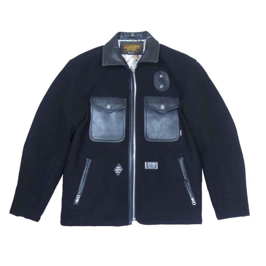 NEIGHBORHOOD ネイバーフッド 092NWNH-JKM06 PIGS レザーコンビ 