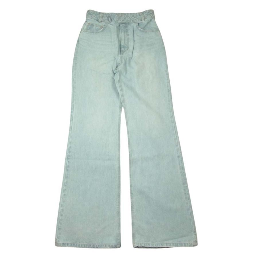 ボーダーズアットバルコニーフレアデニムパンツ