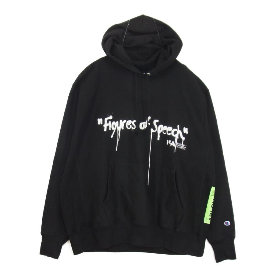 ヴァージルアブロー Virgil Abloh ICA FOS GHOST HOODIE チャンピオン  