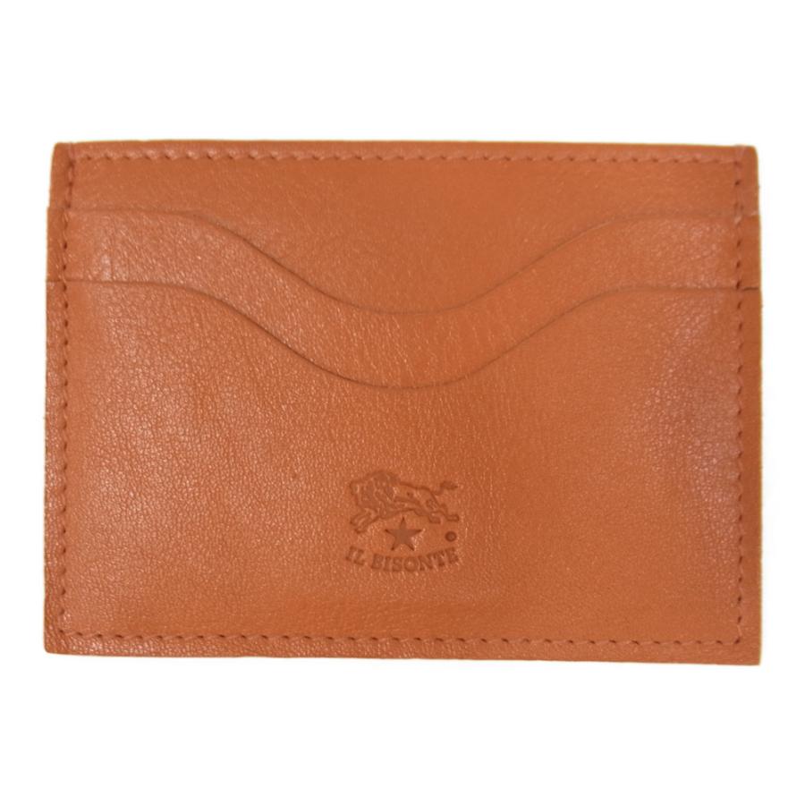 IL BISONTE 名刺入れオレンジイルビゾンテ新品未使用