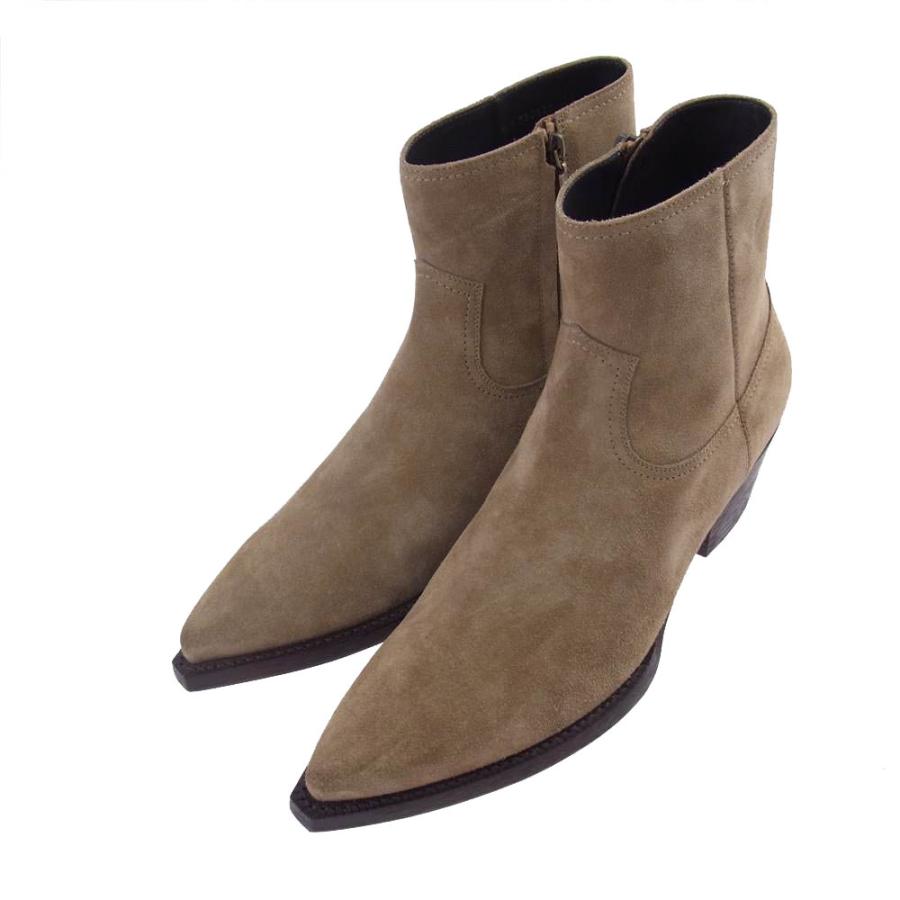 SAINT LAURENT サンローラン 530825 ルーカス サイドジップ スエード 