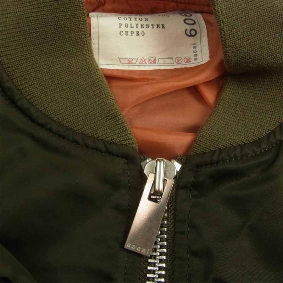 sacai Sacai サカイ 22SS 22-06062 Nylon Twill Blouson Bomber sacai Sacai サカイ 22SS 22-06062 Nylon Twill Blouson Bomber