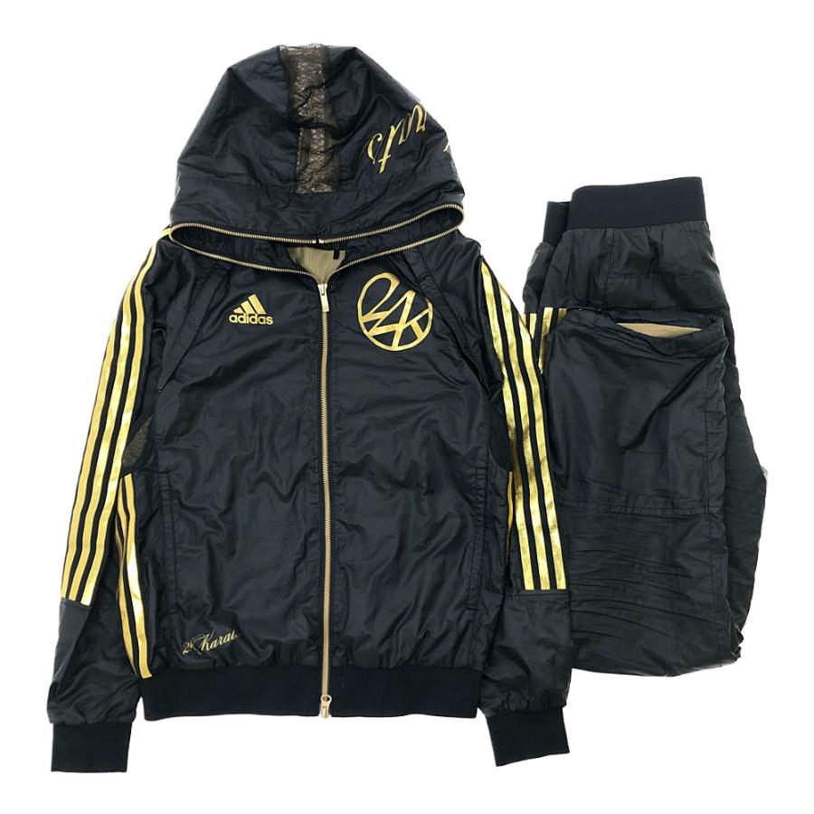 24karats×adidas セットアップ ゴールド×ブラック L