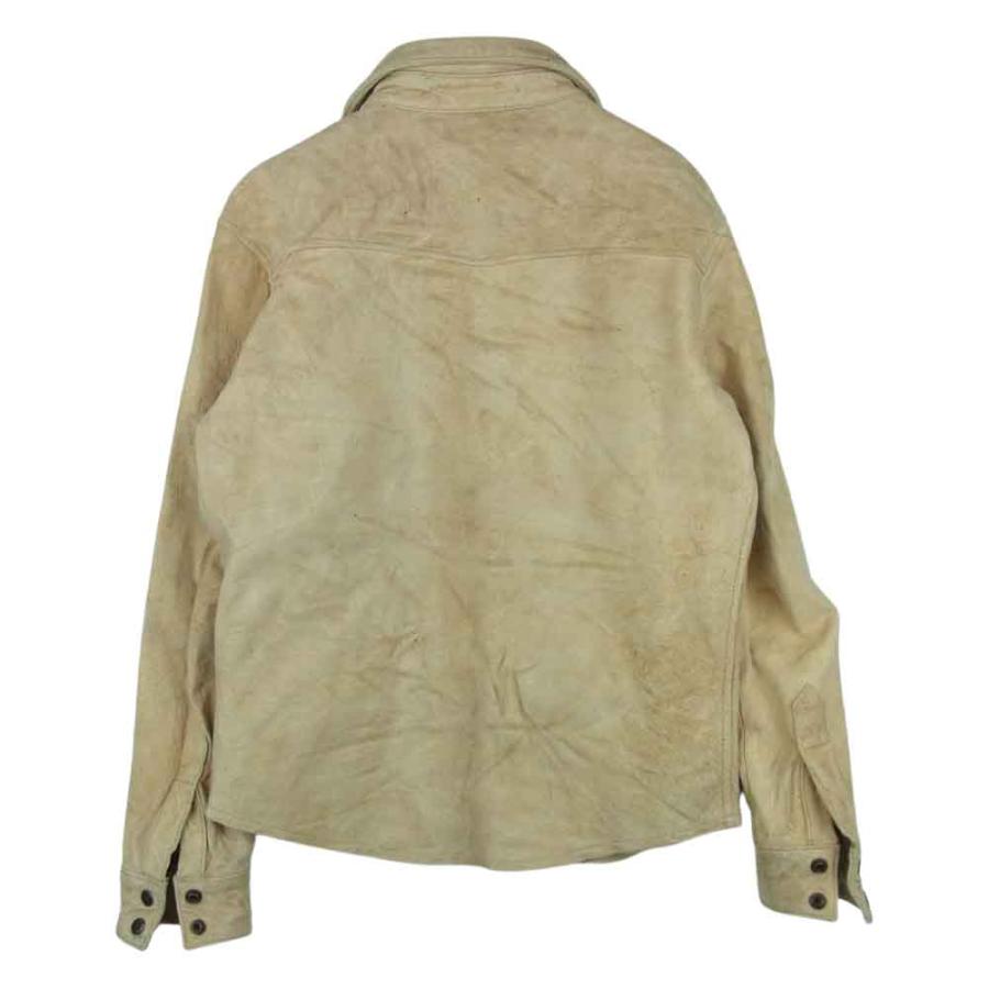 ブラック ベア ブランド Black Bear Brand USA製 The Rough RIDER Western OVER Shirt スエード シャツ ジャケット ベージュ系 XS【中古】 ブラック ベア ブランド Black Bear Brand USA製 The Rough RIDER Western OVER Shirt スエード シャツ ジャケット ベージュ系 XS【中古】