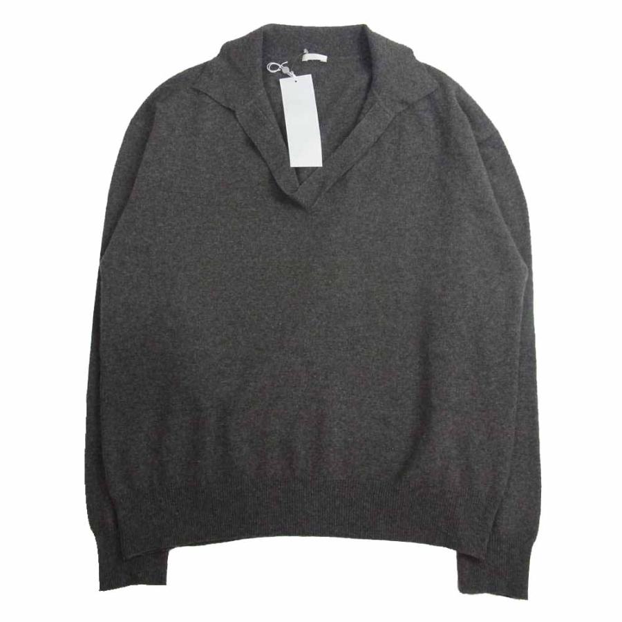 COMOLI コモリ 19AW Q03-06006 カシミヤ スキッパー ニット セーター 