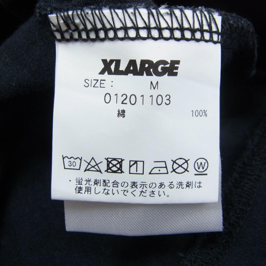 エクストララージ XLARGE Don't Front プリント  ロングスリーブ Tシャツ ブラック系 M【中古】｜brand-life｜05