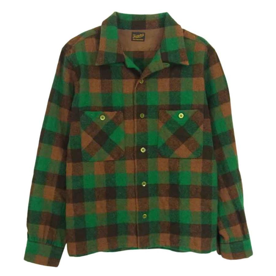 TENDERLOIN テンダーロイン T-WOOL SHT P ブロックチェック 
