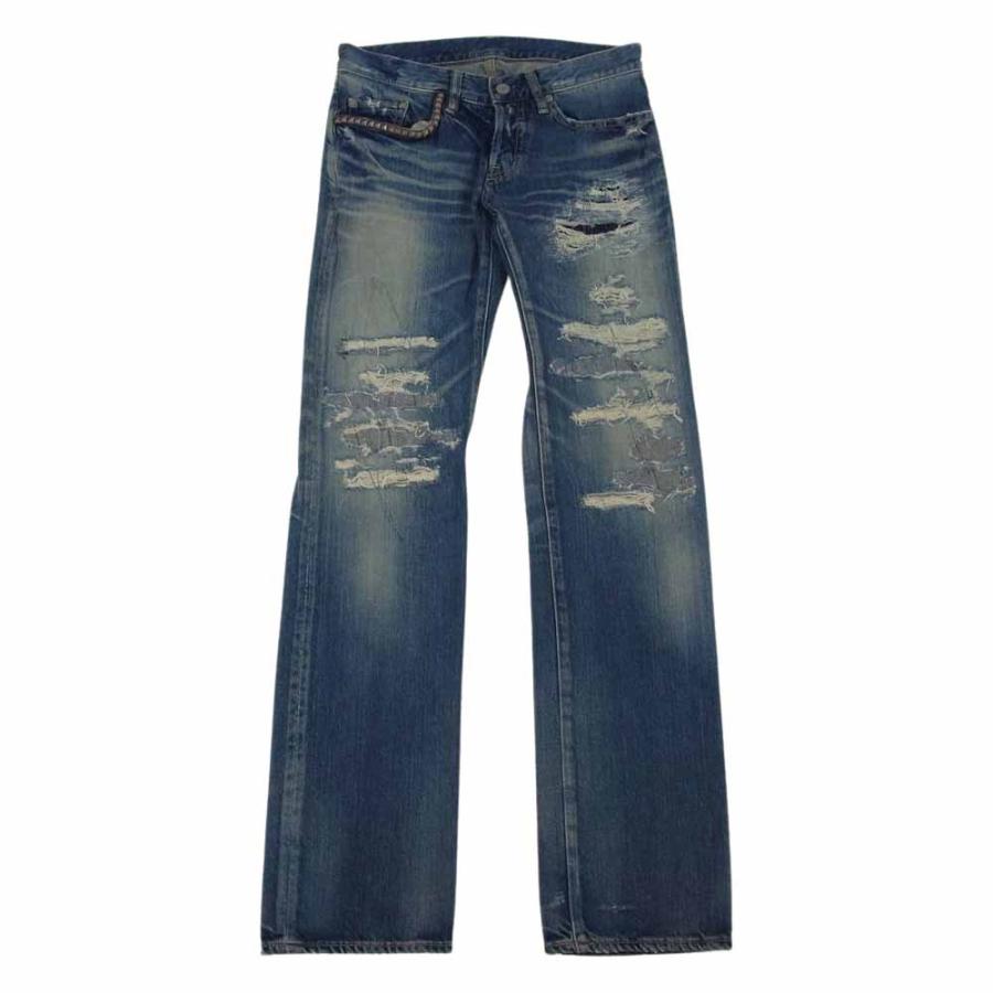 HYSTERIC GLAMOUR ヒステリックグラマー 0211AP08 RSP加工 ストレート 