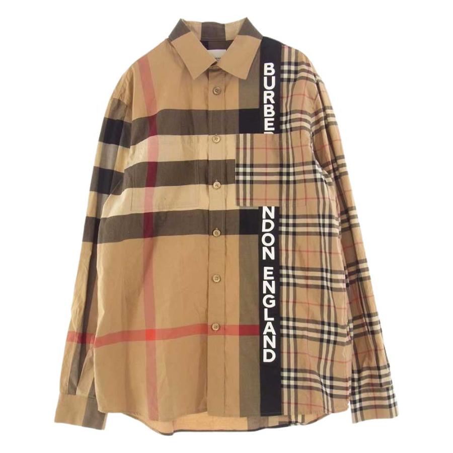 BURBERRY バーバリー 20AW 8033101 ロゴ パッチワーク プリント 