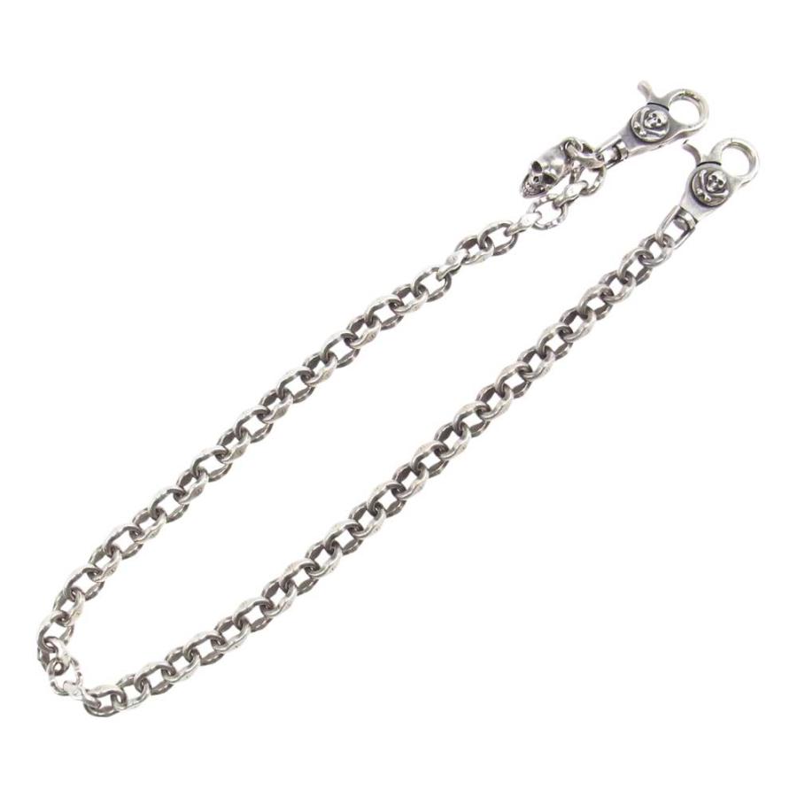 RUDE GALLERY ルードギャラリー WALLET CHAIN スカルクリップ シルバー 