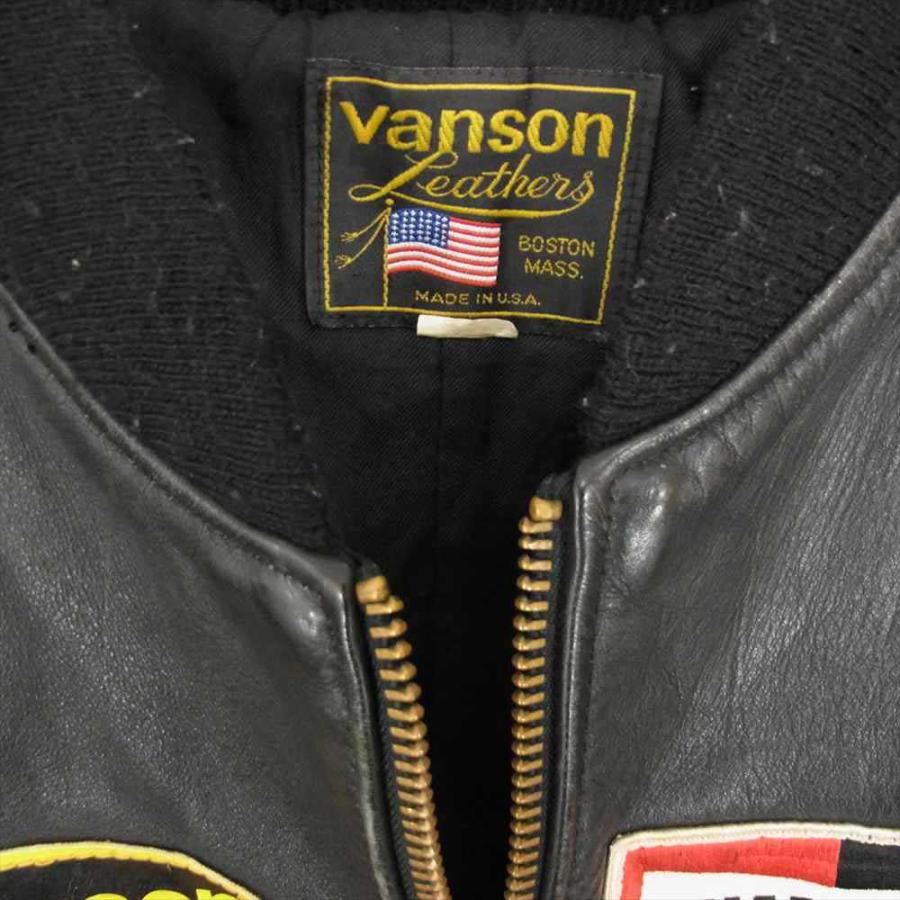 VANSON バンソン ヴィンテージ USA製 TJP レザー ライダース