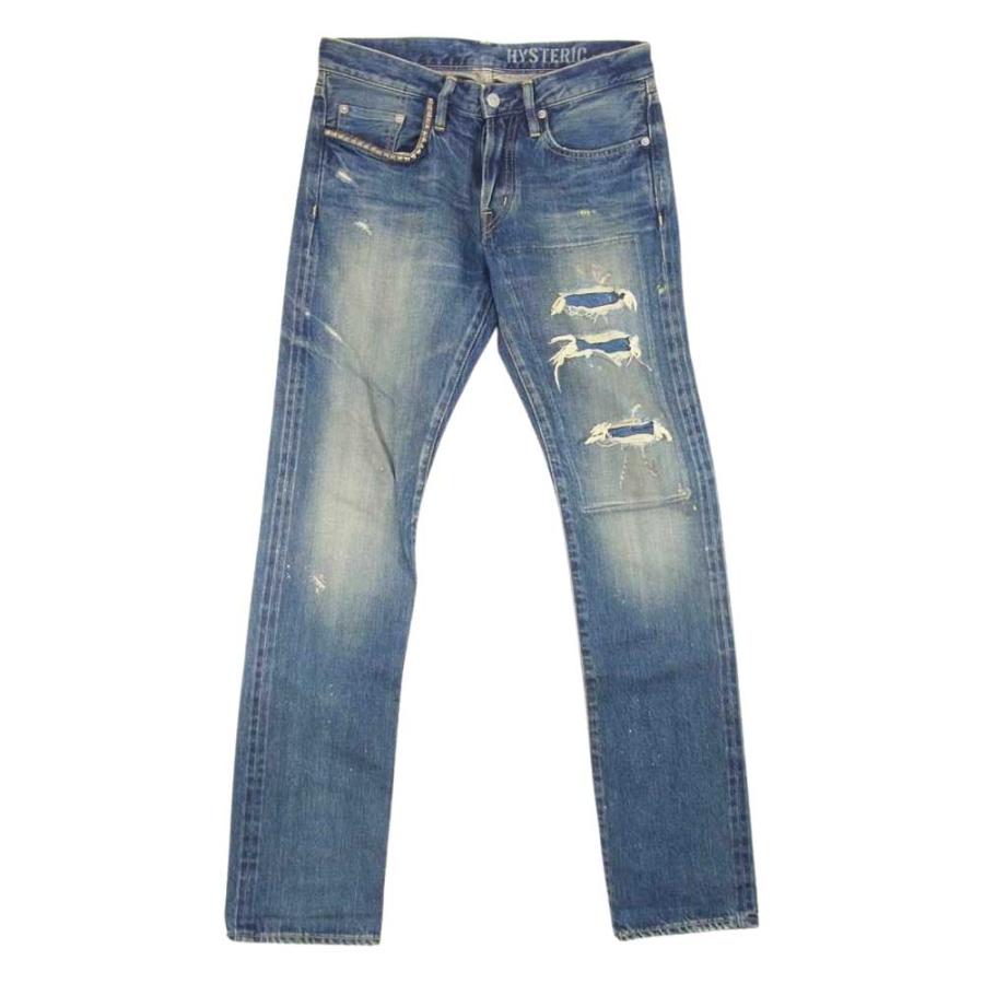 HYSTERIC GLAMOUR ヒステリックグラマー 0251AP11 PF加工 ダメージ 
