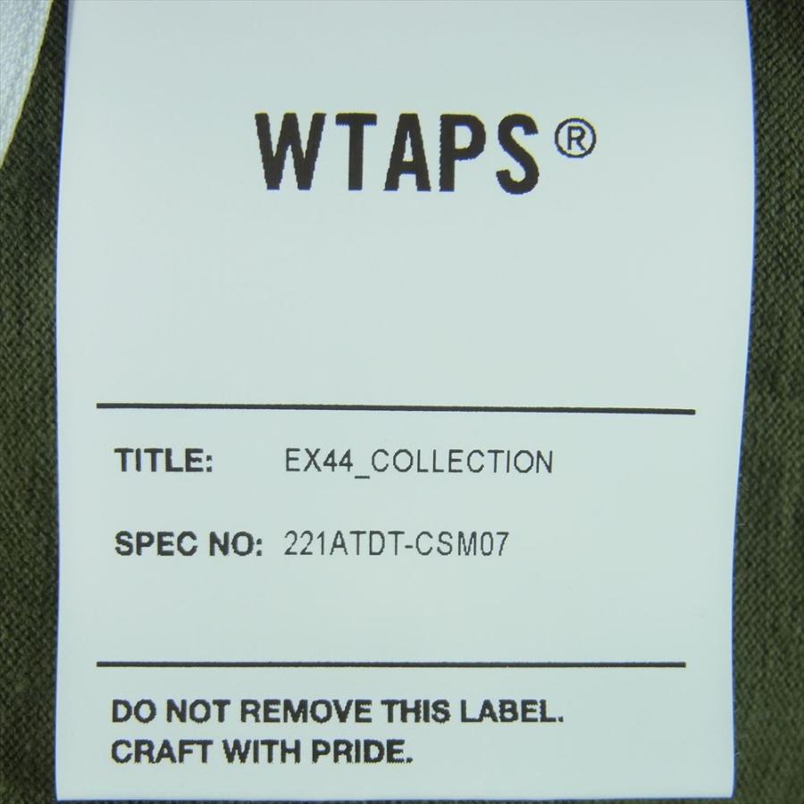 WTAPS ダブルタップス 22SS 221ATDT-CSM07 AII 02 LS COPO 長袖 Tシャツ コットン 日本製 グリーン系 01【中古】｜brand-life｜05