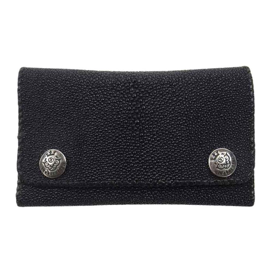 未使用 ガルニ クロコダイル 二つ折り財布 GARNI