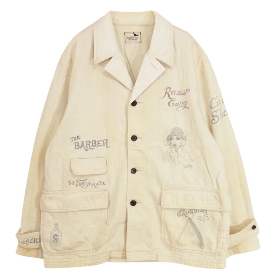 GANGSTERVILLE ギャングスタービル GSV-14-AW-19 Olde JKT HAND PAINT 