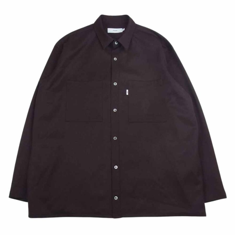 GRAPHPAPER グラフペーパー EDIFICE 別注 WOOL TWILL L/S BOX SHIRT 