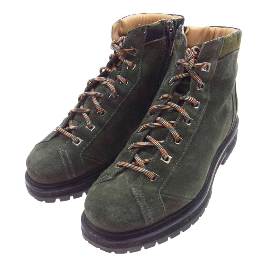 Santoni サントーニ イタリア製 サイドジップ スエード マウンテン