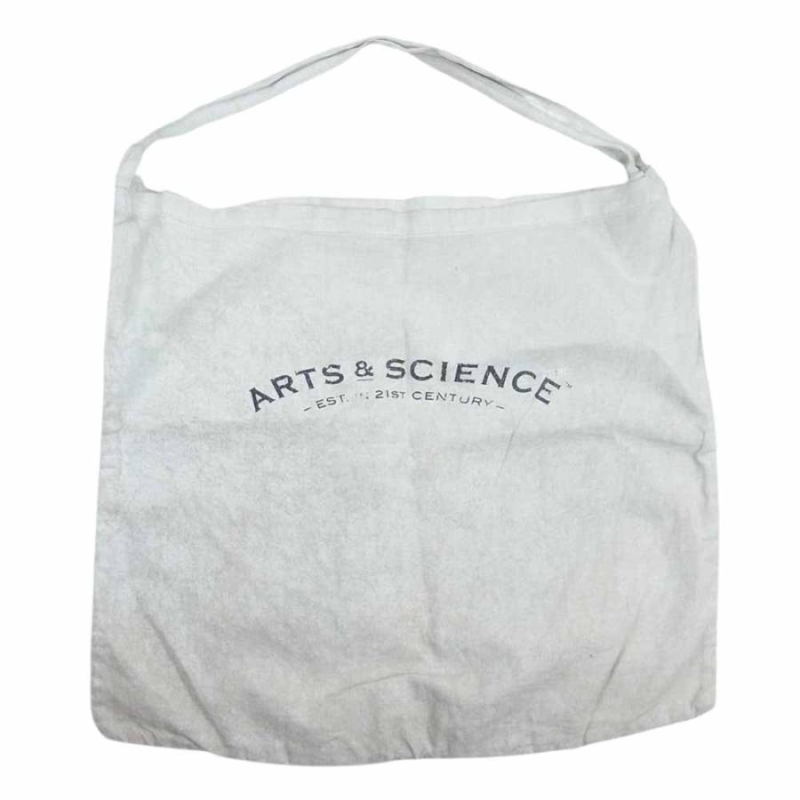アーツ＆サイエンス ARTS&SCIENCE ロゴプリント リネン ショルダー 