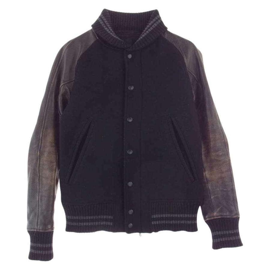 アカンサス ACANTHUS Studium Jacket スタジャン ブラック系 S【中古