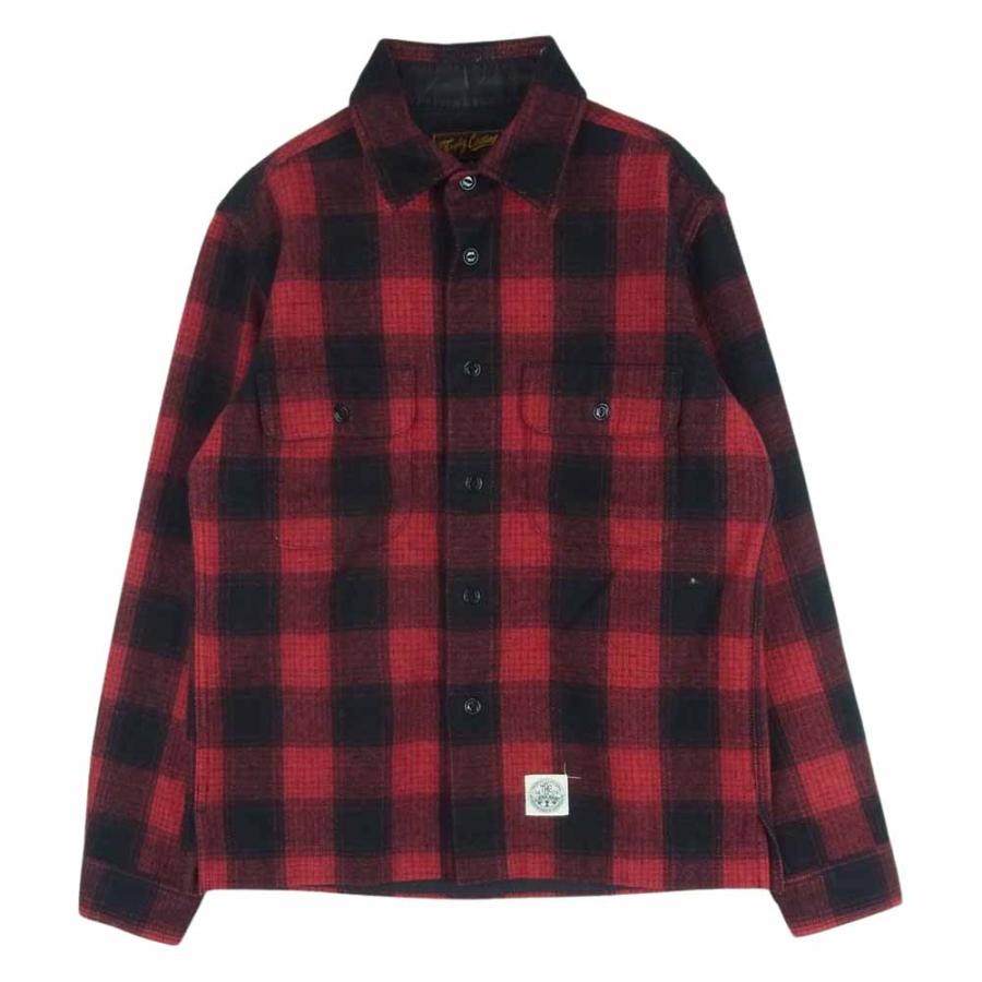 トロフィークロージング TROPHY CLOTHING 長袖 ウール チェック シャツ 