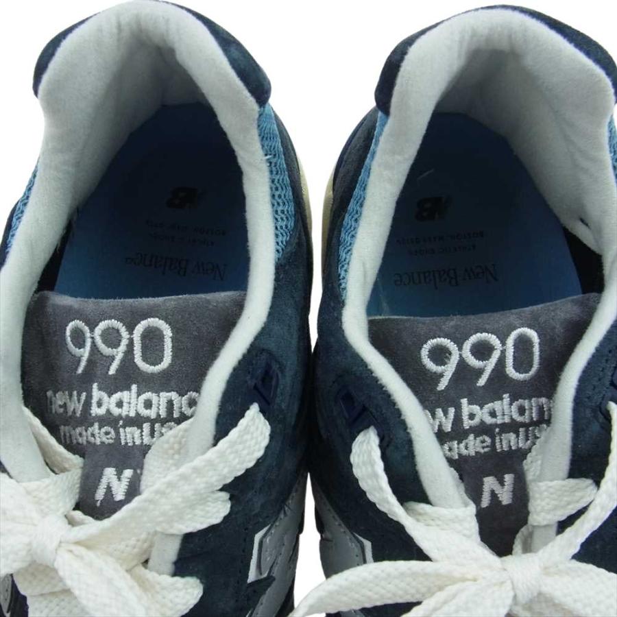 NEW BALANCE ニューバランス USA製 M990TB2 ブルー系 27cm【中古】｜brand-life｜05