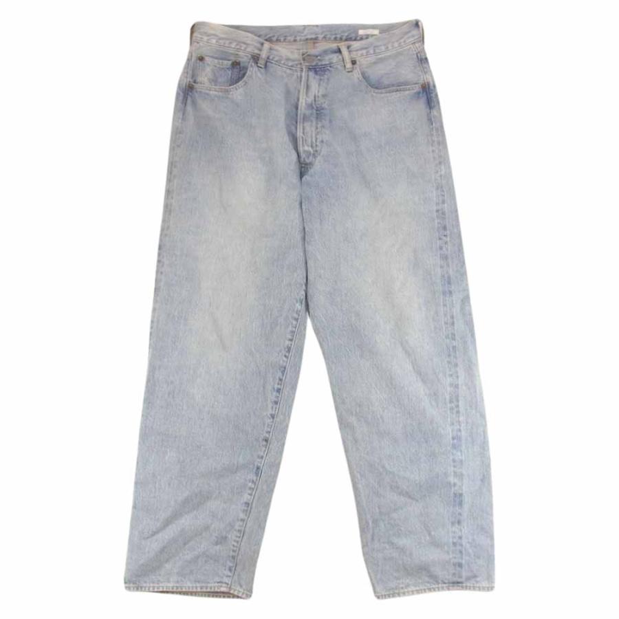 COMOLI コモリ 21SS T01-03012 ブリーチ 5P デニムパンツ インディゴ  