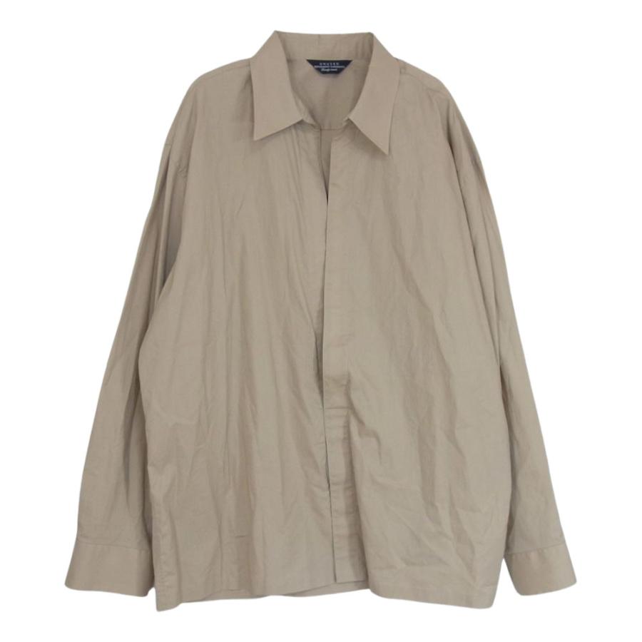 UNUSED アンユーズド US1534 PULLOVER SHIRT プルオーバー 無地  