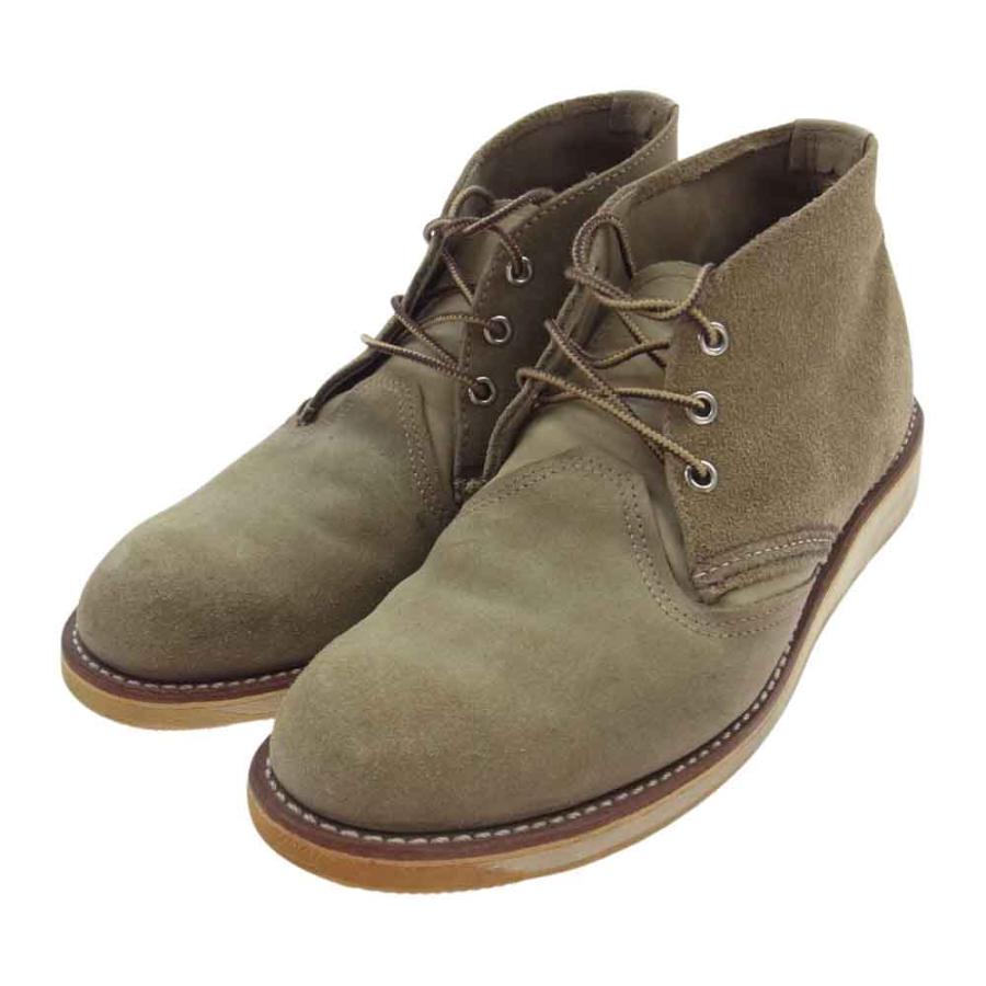 RED WING レッドウィング 3144 羽タグ CHUKKA BOOTS スエード レザー 