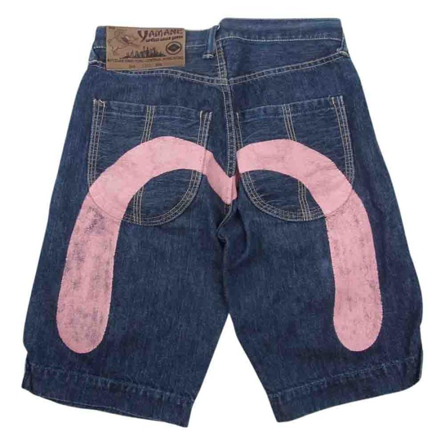 EVISU エヴィス YAMANE ヤマネ ビッグカモメ ピンク ペイント デニム 