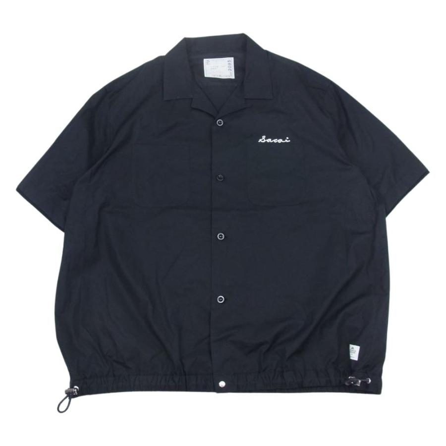 sacai Thomas Mason シャツ ブラック