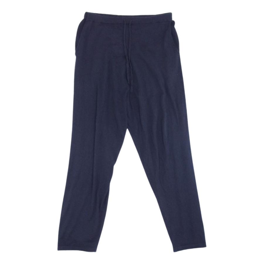 COMOLI コモリ 20SS R01-06006 カシミヤ シルク ニット パンツ ダーク 