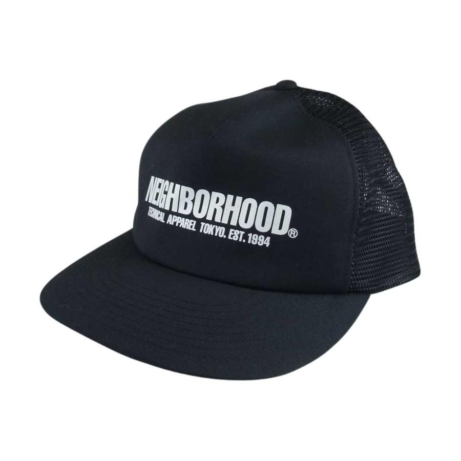 NEIGHBORHOOD ネイバーフッド 23SS 231YGNH-HT02S LOGO PRINT MESH CAP 