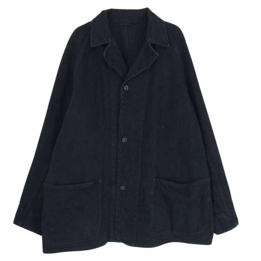 COMOLI コモリ 21AW U03-01013 ブラック デニム ワーク ジャケット  