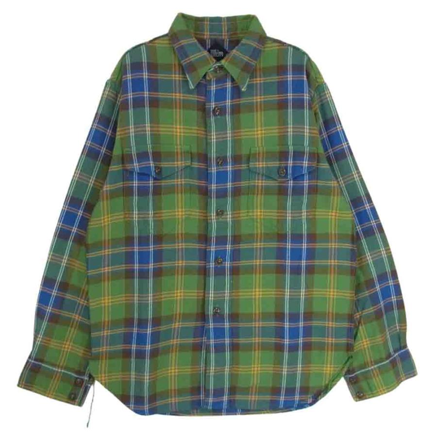 CORONA コロナ COTTON CHECK NEL コットン チェック ネル 長袖 シャツ 