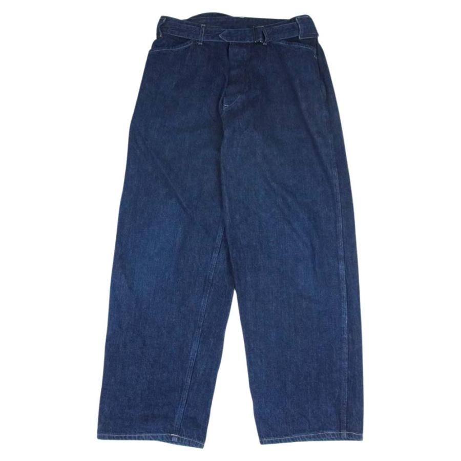COMOLI コモリ 21AW U03-03011 BELTTED PANTS ベルテッド デニム 