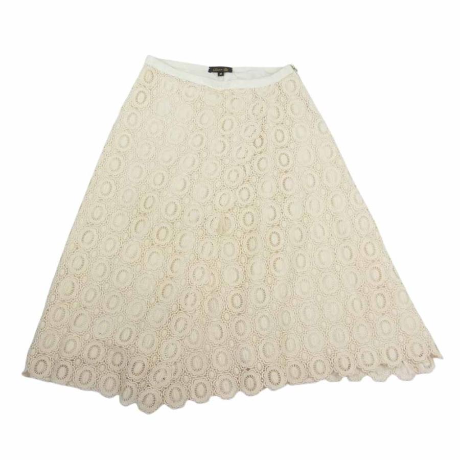 Drawer ドゥロワー 6524-299-1028 裏地シルク 刺繍 フラワー レース  