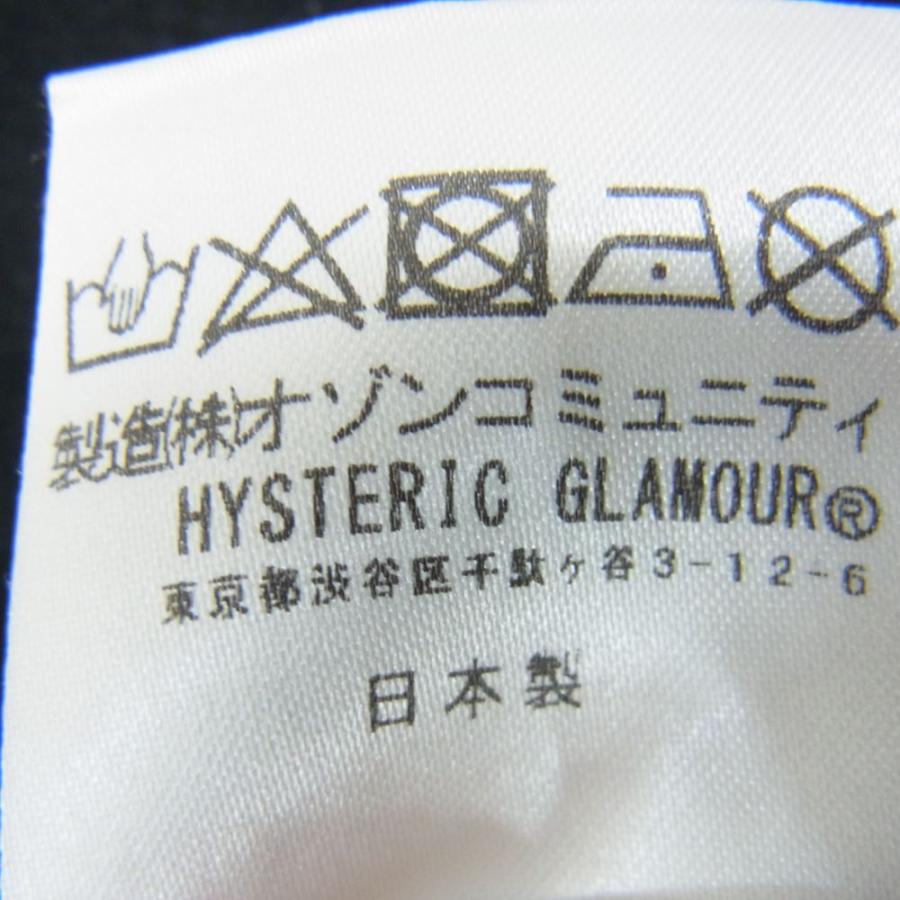 HYSTERIC GLAMOUR ヒステリックグラマー 02202CT22 × MEDICOM TOY メディコムトイ ガールプリント 半袖 Tシャツ ブラック系 S【中古】｜brand-life｜05