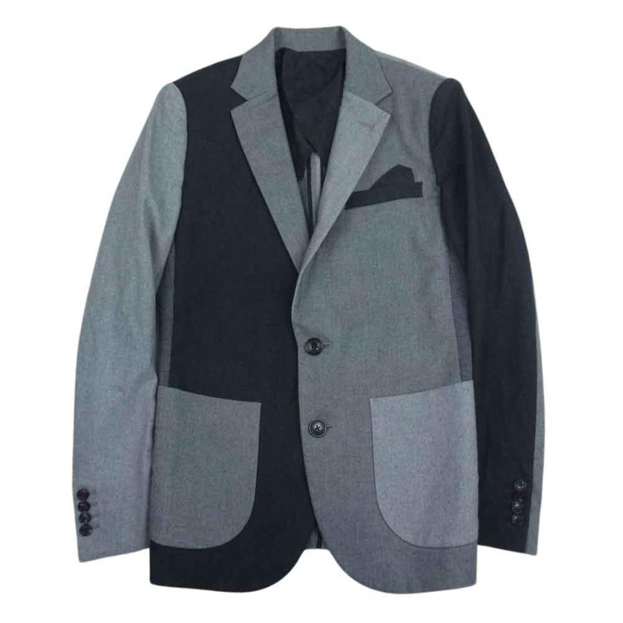1piu1uguale3 ウノピュウノウグァーレトレ MRB515 CRAZY RIB JACKET 