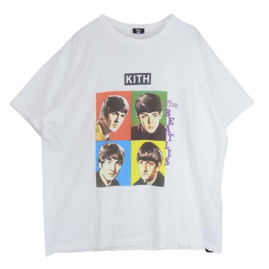 キス KITH KHM031211-101 × The Beatles ビートルズ 1962 Vintage Tee 