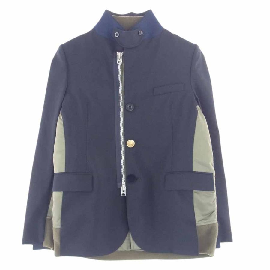 Sacai サカイ 21SS 21-02456M SUITING MA-1 ドッキング スーチング 